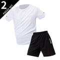 Pacote com 2/6 shorts masculinos plus size de secagem rápida, manga curta, terno masculino, lazer, esportes, corrida, fitness, camiseta, shorts coringa, adolescente