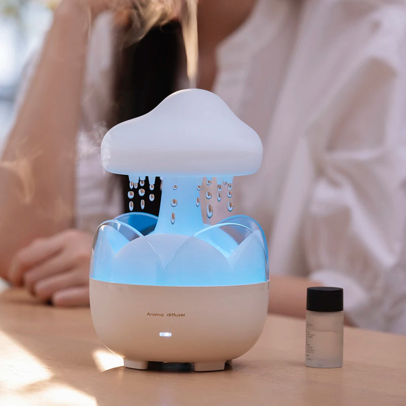 Umidificador Cogumelo Chuva Relaxante