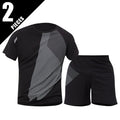 Pacote com 2/6 shorts masculinos plus size de secagem rápida, manga curta, terno masculino, lazer, esportes, corrida, fitness, camiseta, shorts coringa, adolescente