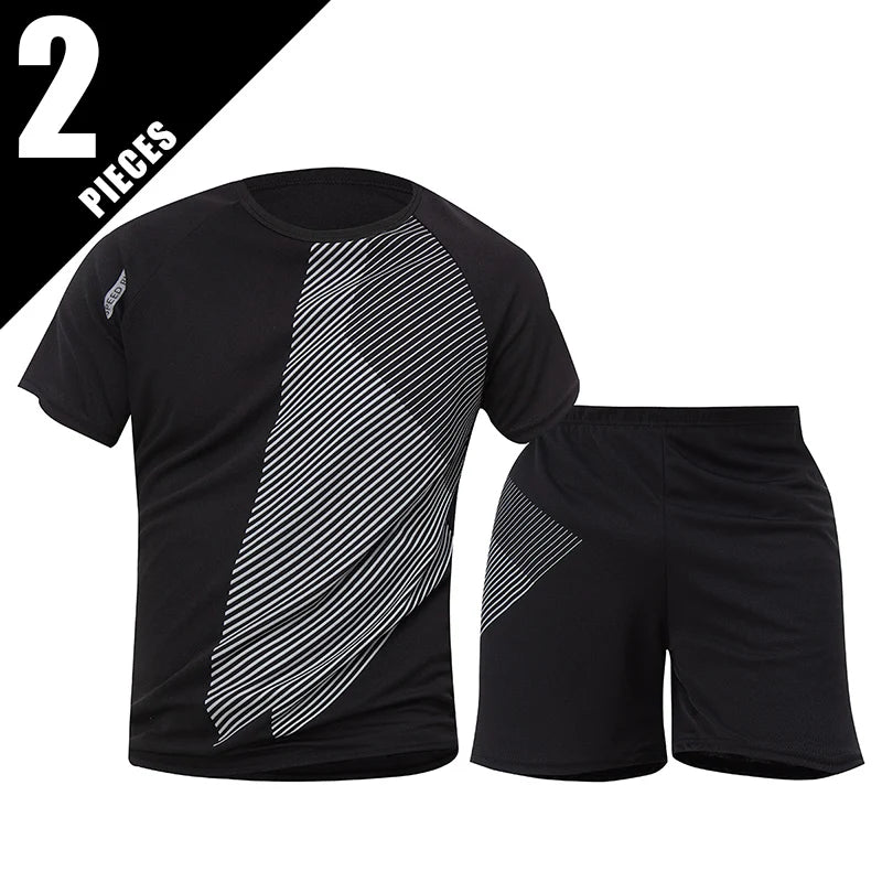 Pacote com 2/6 shorts masculinos plus size de secagem rápida, manga curta, terno masculino, lazer, esportes, corrida, fitness, camiseta, shorts coringa, adolescente