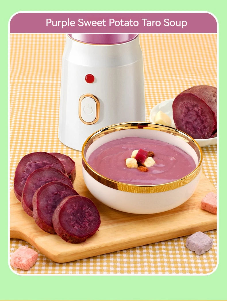 Mini Liquidificador Portátil 10 Lâminas – Sem Fio, Recarregável e Tritura Gelo e Frutas