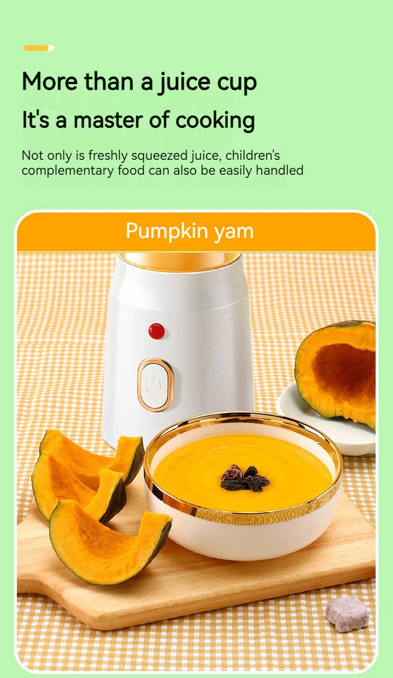 Mini Liquidificador Portátil 10 Lâminas – Sem Fio, Recarregável e Tritura Gelo e Frutas