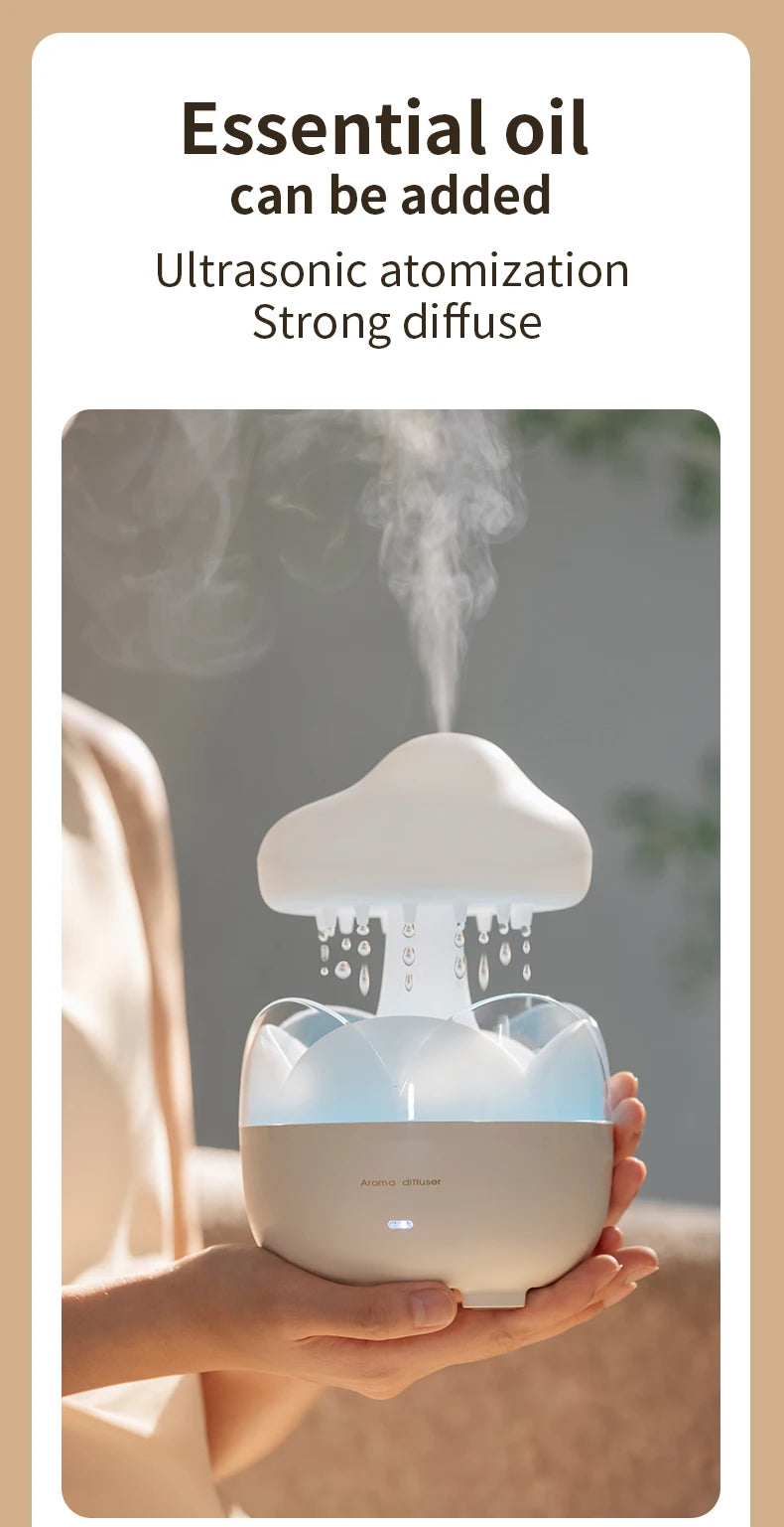 Umidificador Cogumelo Chuva Relaxante