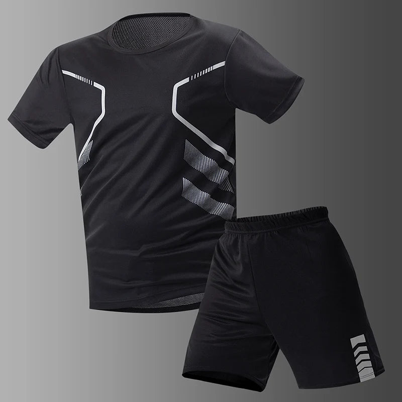 Pacote com 2/6 shorts masculinos plus size de secagem rápida, manga curta, terno masculino, lazer, esportes, corrida, fitness, camiseta, shorts coringa, adolescente
