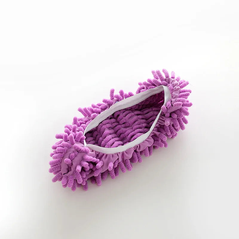 Chinelo Mopa de Microfibra – Lavável, Reutilizável e Antipoeira para Banheiro e Quarto (1 a 5 pares)