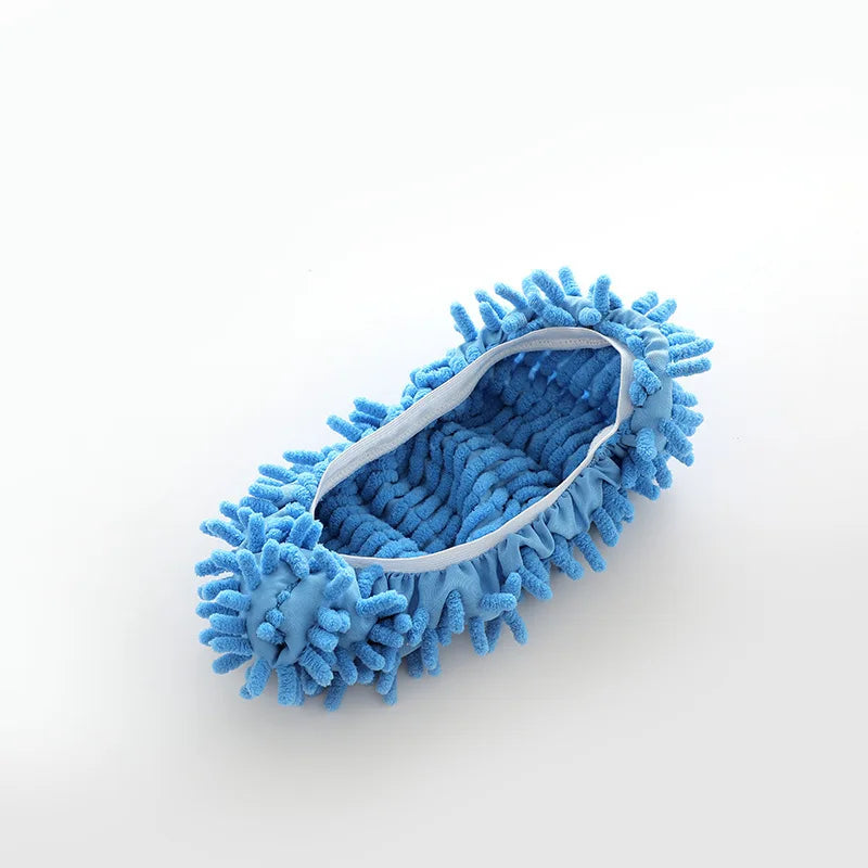 Chinelo Mopa de Microfibra – Lavável, Reutilizável e Antipoeira para Banheiro e Quarto (1 a 5 pares)