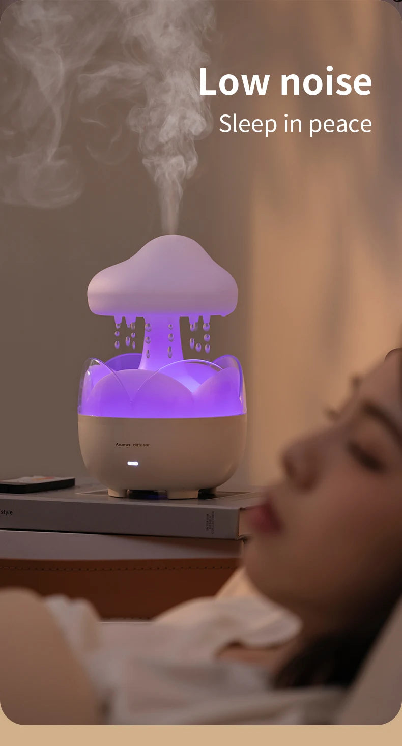 Umidificador Cogumelo Chuva Relaxante