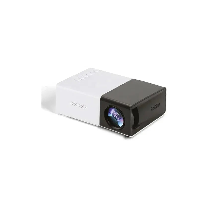 Mini projetor com tela de 72 polegadas, lâmpada LED com vida útil de 30.000 horas, suporte HD, compatível com Android/IOS/Windows/HDTV/USB