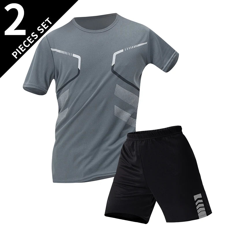 Pacote com 2/6 shorts masculinos plus size de secagem rápida, manga curta, terno masculino, lazer, esportes, corrida, fitness, camiseta, shorts coringa, adolescente