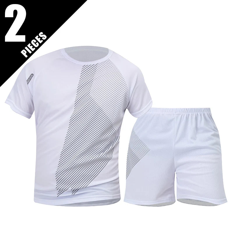 Pacote com 2/6 shorts masculinos plus size de secagem rápida, manga curta, terno masculino, lazer, esportes, corrida, fitness, camiseta, shorts coringa, adolescente